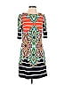 Eliza J Print Teal Casual Dress Size 4 - photo 1