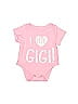 Unbranded Graphic Pink Short Sleeve Onesie Size 0-3 mo - photo 1