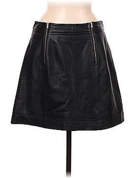 Madewell Leather Skirt (view 1)