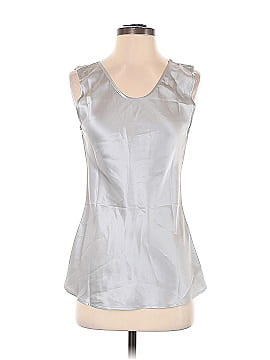 Fishers Finery Sleeveless Silk Top (view 1)