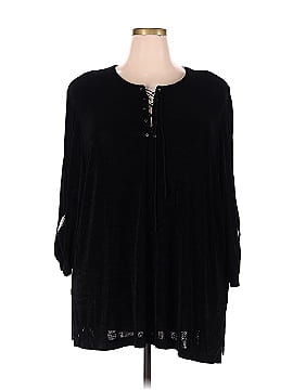 Vikki Vi Classic Black Long Sleeve Tunic