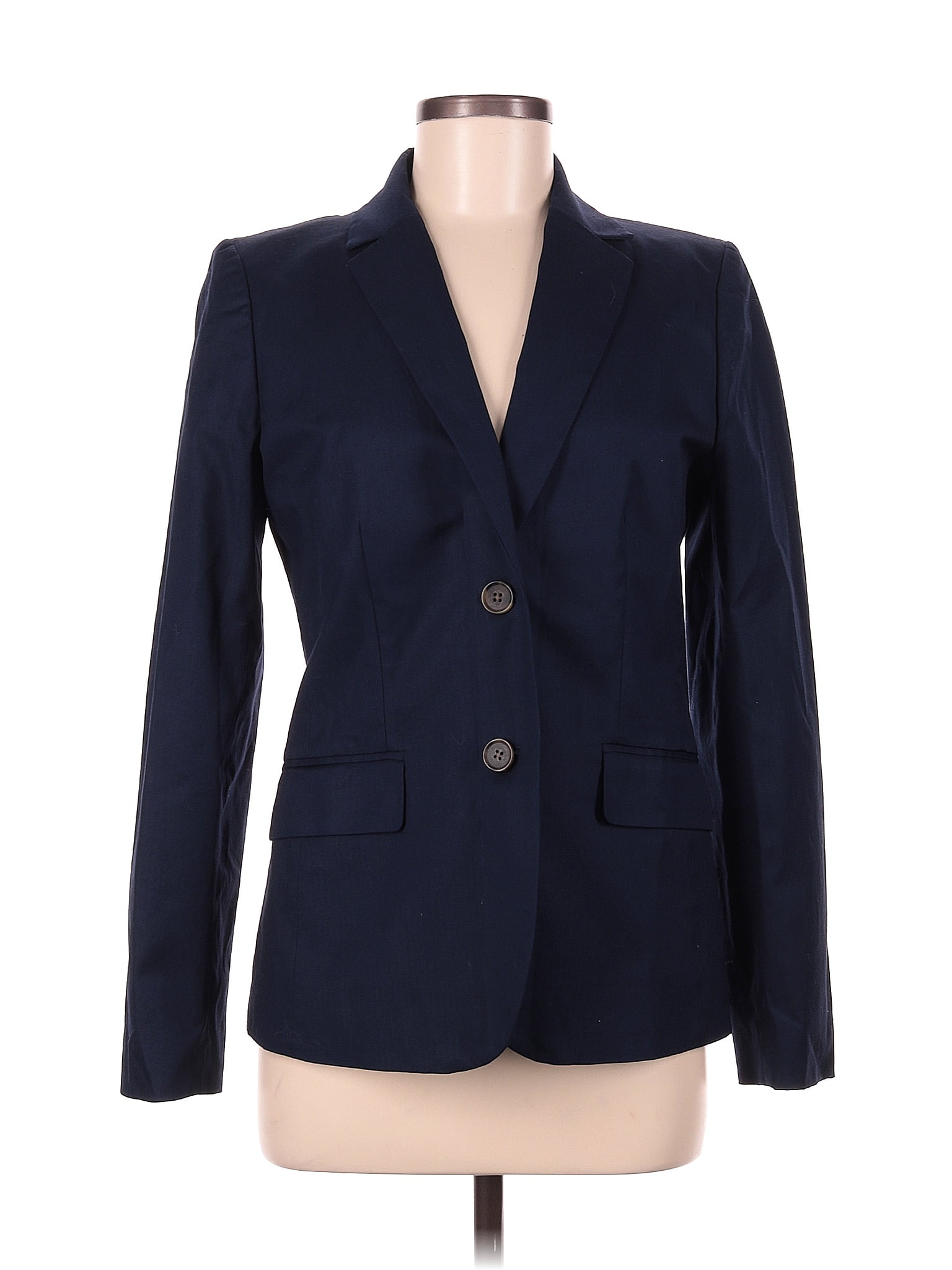 J.Crew Factory Store Solid Navy Blue Blazer Size 6 - 71% off | ThredUp