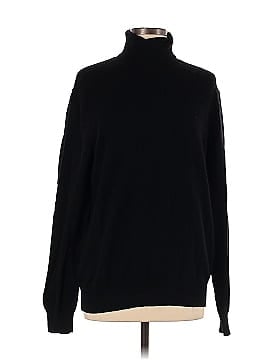 Black & Brown Cashmere Pullover Sweater (view 1)