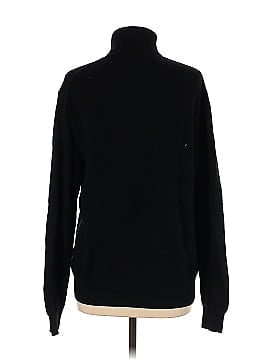 Black & Brown Cashmere Pullover Sweater (view 2)