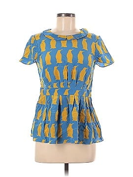 Charlotte by Charlotte Taylor Short Sleeve Silk Top (view 1)