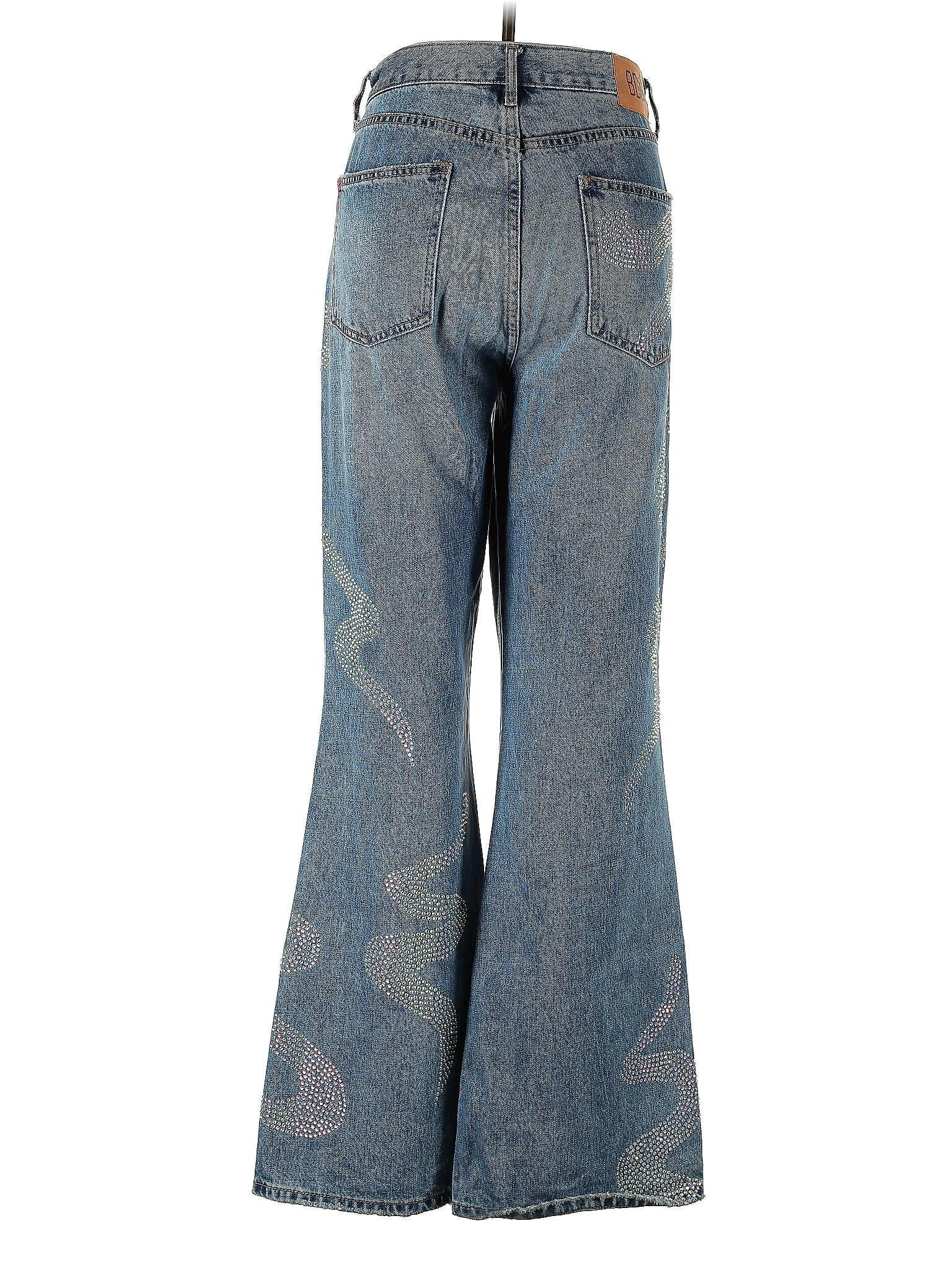 colsie Solid Blue Casual Pants Size L - 48% off