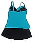 L.L.Bean Color Block Teal Swimsuit Top Size 16 (Tall) - photo 2