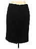Apt. 9 100% Polyester Solid Black Casual Skirt Size 16 - photo 2