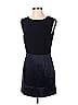 Sandro 100% Polyester Solid Jacquard Black Casual Dress Size Sm (1) - photo 1