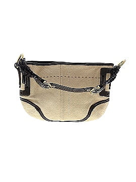 Coach Woven Straw and Leather Trim Satchel (view 1)