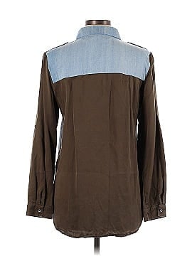 Very J Long Sleeve Button-Down Shirt (view 2)