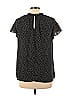 Express 100% Polyester Black Short Sleeve Blouse Size L - photo 2