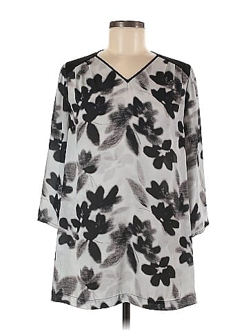Noir Short Sleeve Blouse (view 1)