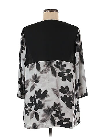 Noir Short Sleeve Blouse (view 2)