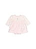 Little Me 100% Cotton Pink Short Sleeve Onesie Size 9 mo - photo 1