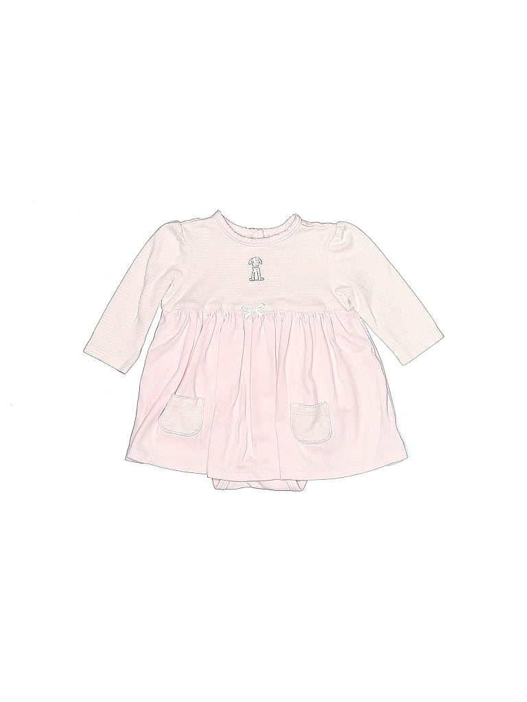 Little Me 100% Cotton Pink Short Sleeve Onesie Size 9 mo - photo 1