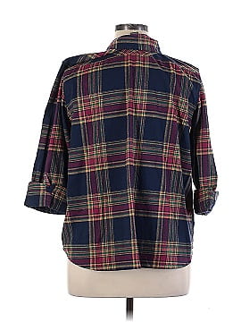 Natural Reflections Long Sleeve Button-Down Shirt (view 2)