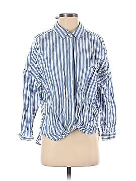 Curve Appeal Long Sleeve Button-Down Shirt (view 1)
