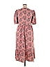 Universal Thread Floral Motif Damask Paisley Pink Casual Dress Size XL - photo 2