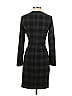 Mango Plaid Houndstooth Argyle Checkered-gingham Grid Black Casual Dress Size 4 - photo 2