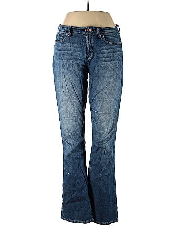 Lucky Brand Solid Blue Jeans Size 10 - 68% off