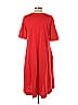 Chico's Solid Red Casual Dress Size Sm (0) - photo 2