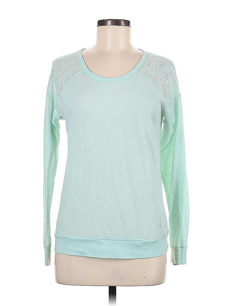 Victoria's Secret Pink Teal Long Sleeve Top Size M - photo 1