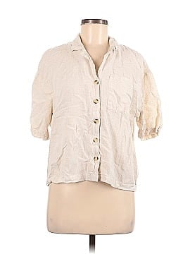Topshop Short Sleeve Button-Down Shirt (view 1)