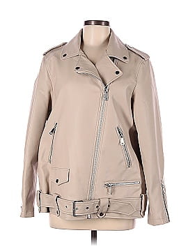 Copperose Faux Leather Jacket (view 1)