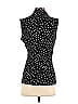DKNY Polka Dots Black Sleeveless Blouse Size XS - photo 2