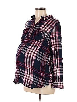 Liz Lange Maternity for Target Long Sleeve Button-Down Shirt (view 1)