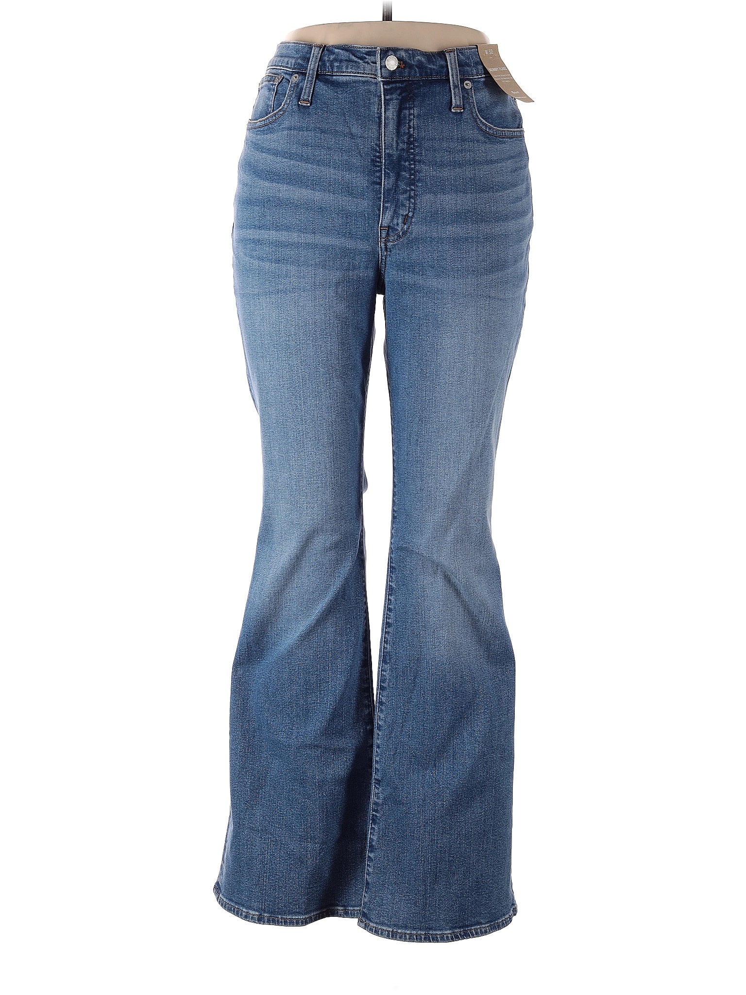 Skinny Flare Jeans in Fairson Wash