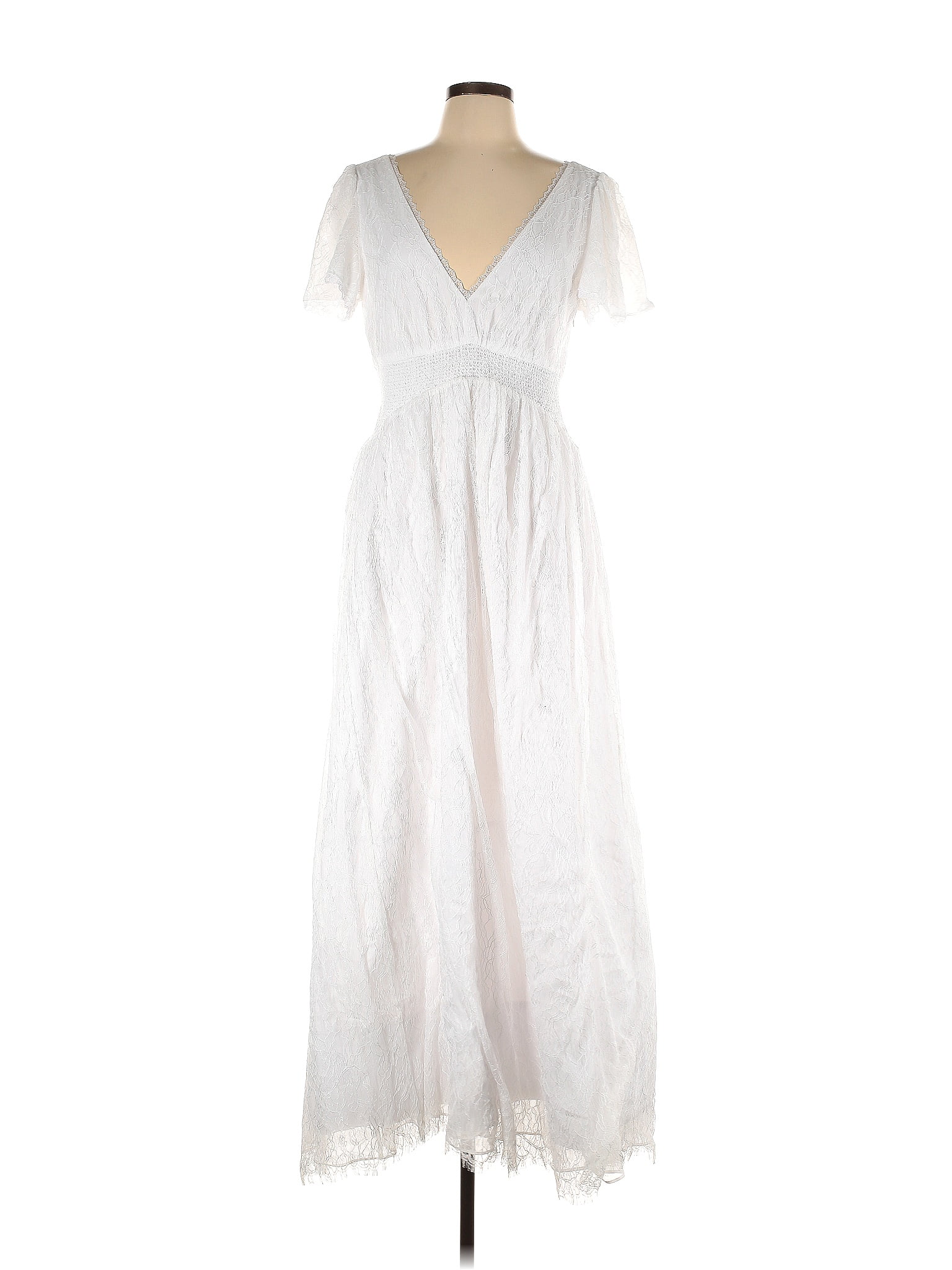 Alice + Olivia 100% Nylon Solid White Cocktail Dress Size 12 - 68% off ...