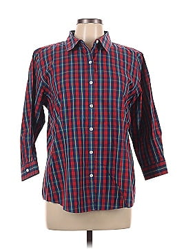 L.L.Bean 3/4 Sleeve Button-Down Shirt (view 1)