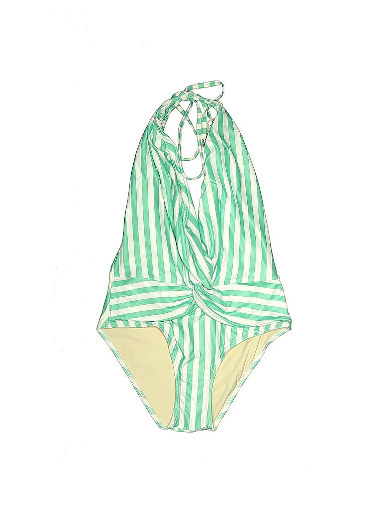 WATERCOLORS by Kenny Flowers Green One Piece Swimsuit Size S 67 off