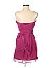 Max and Cleo 100% Polyester Solid Burgundy Casual Dress Size 8 - photo 2