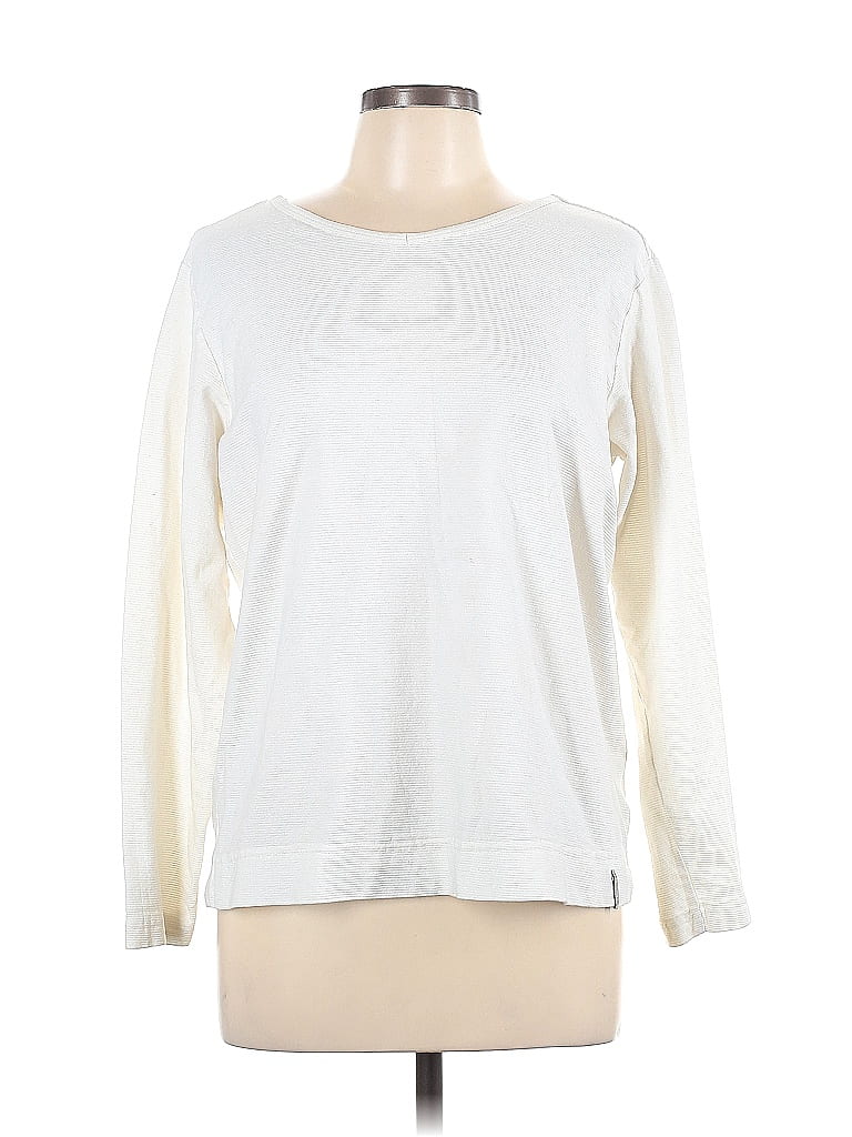 Columbia 100% Cotton Ivory Long Sleeve T-Shirt Size L - photo 1