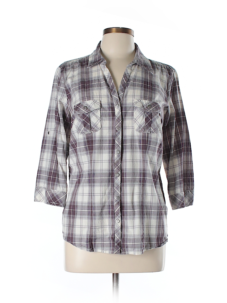 Sonoma Life + Style 3/4 Sleeve Button Down Shirt - 61% off only on thredUP