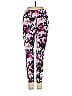 H&M Floral Graphic Tie-dye Purple Active Pants Size S - photo 2