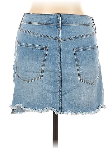 Energie Blue Denim Skirt Size 13 66 off ThredUp