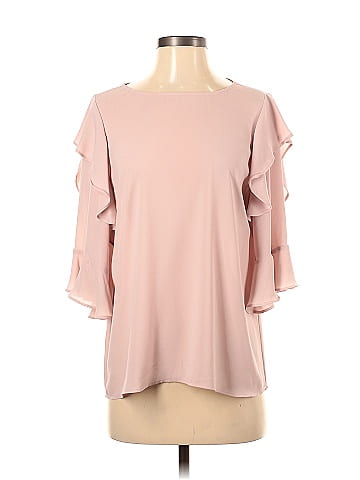 Ann Taylor Pink Size Medium Sleeve Blouse – True Fashionistas