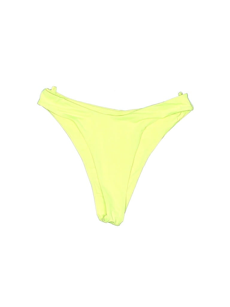 Assorted Brands Solid Green Yellow Swimsuit Bottoms Size Xs 44 Off