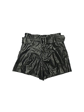 Zara TRF Faux Leather Shorts (view 1)