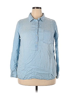 Merona Long Sleeve Button-Down Shirt (view 1)
