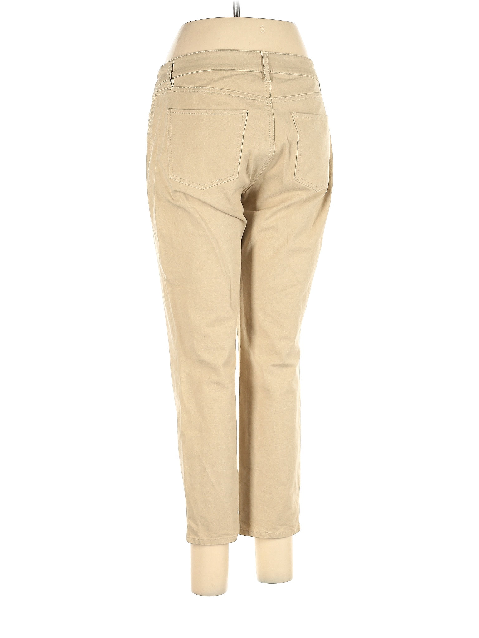 Talbots Solid Tan Casual Pants Size 8 (Petite) - 77% off