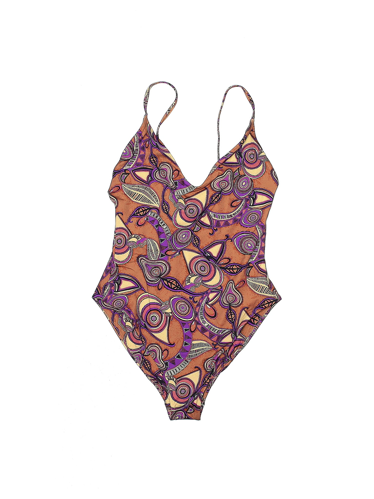 A.L.C. Multi Color Purple One Piece Swimsuit Size XS 57 off ThredUp
