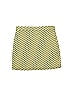 FRESHMAN Houndstooth Argyle Hearts Graphic Yellow Skirt Size 7 - photo 1
