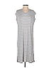 De Collection Stripes Gray Casual Dress Size S - photo 1
