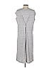 De Collection Stripes Gray Casual Dress Size S - photo 2