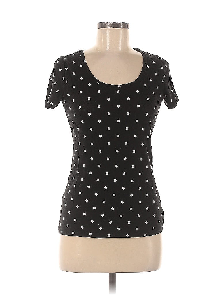BDG Polka Dots Black Short Sleeve T-Shirt Size M - photo 1